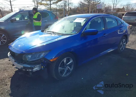 2019 Honda Civic Lx z USA, uszkodzony, nr VIN 2HGFC2F69KH534784